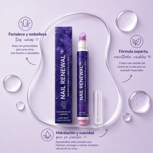 Nail Renewal™ – Lápiz Multiefecto para Cutículas y Cuidado de Uñas