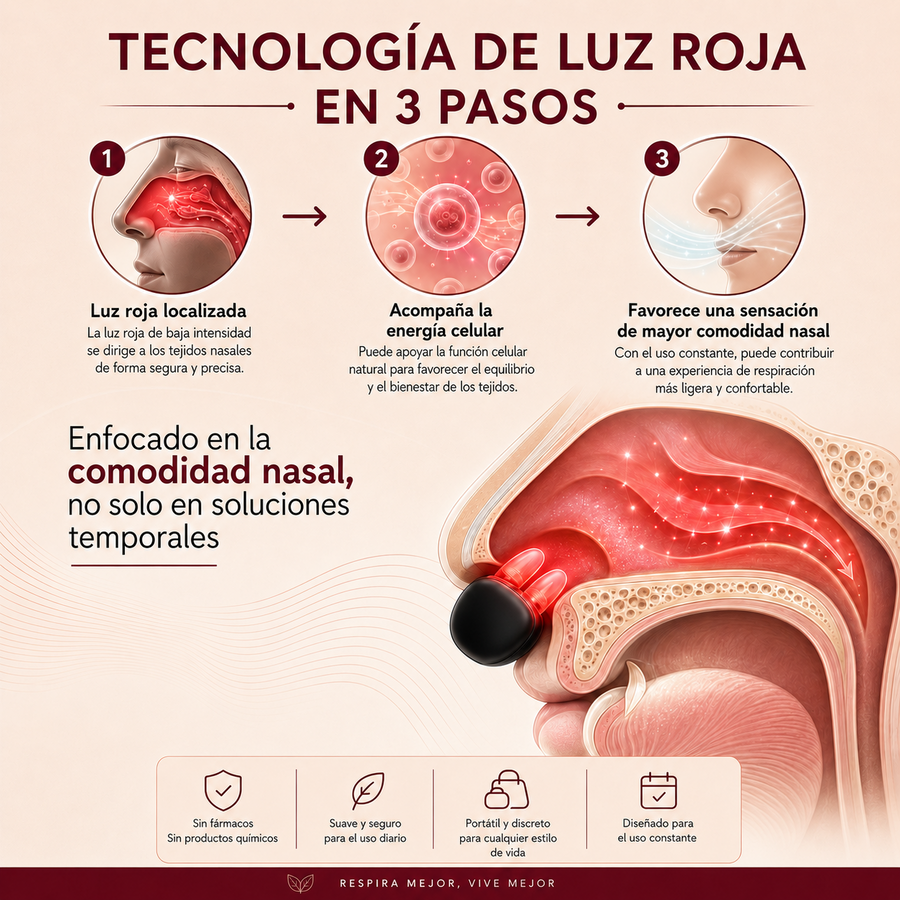 Zenvy AirLuz terapia de luz roja nasal