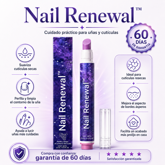 Nail Renewal™ – Lápiz Multiefecto para Cutículas y Cuidado de Uñas